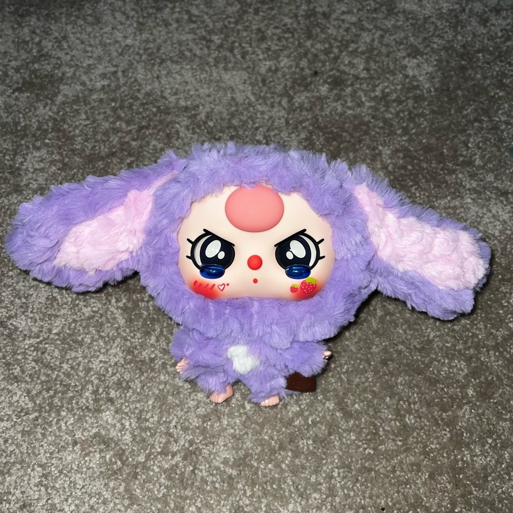 Baby Three big head zipper pouch